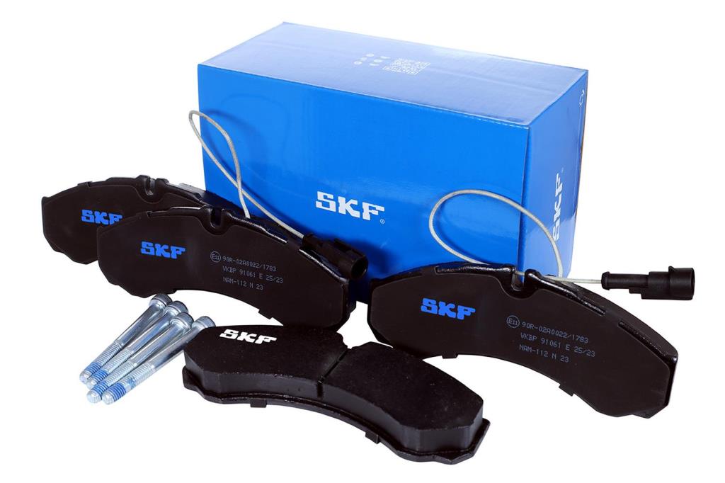 Jeu de 4 plaquettes de frein SKF ref. VKBP 91061 E